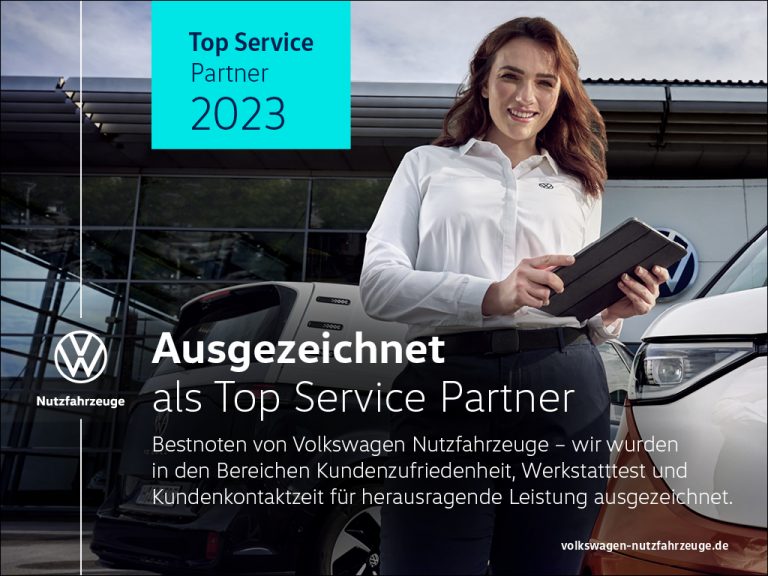 Auto Leonhardt Volkswagen Nutzfahrzeuge Top Service Partner 2023